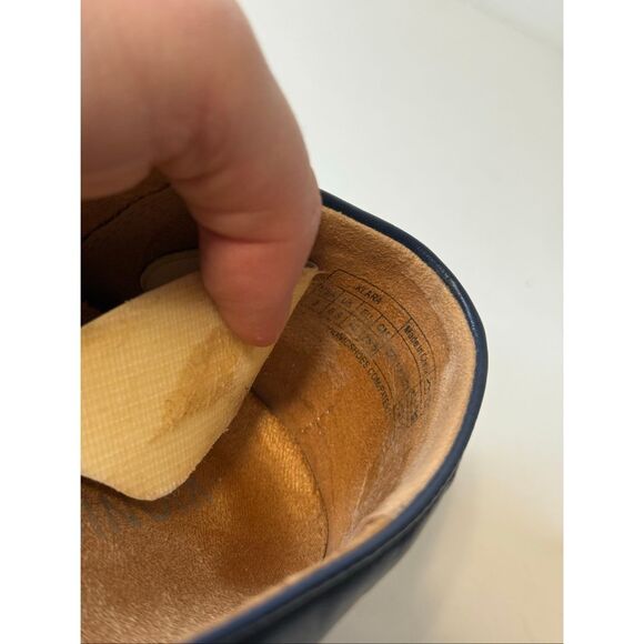 Vionic Klara Navy Square Toe Flats Soze 9 - Picture 9 of 10